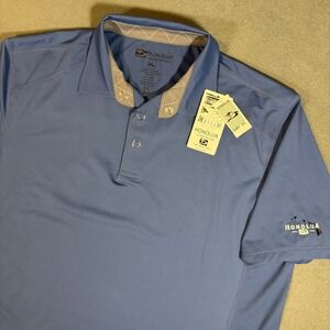 Honolua Surf UV Protection Snap Polo Tee Blue Mens X-Large NWT Surf Paddle